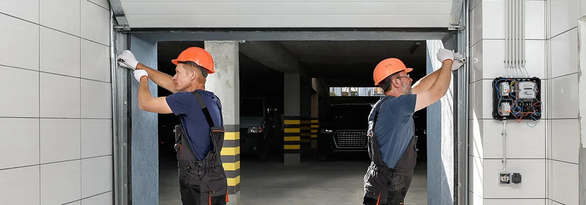 Wooden Garage Door Frame Repair in Palm Beach Gardens, Florida